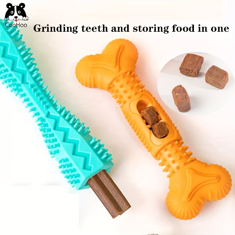 

2pcs -shaped Dog - Long- Cleaning & Treat Dispenser Breeds, Promoting And