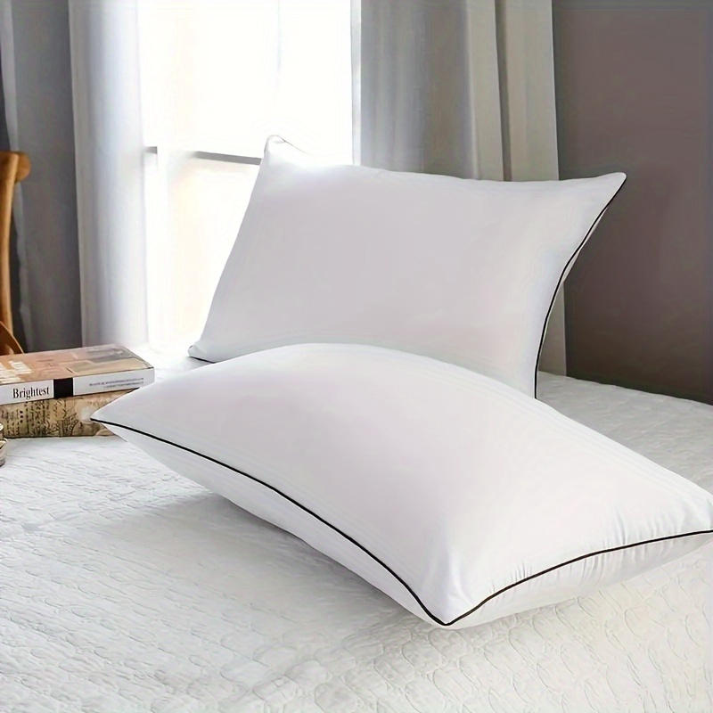 

Bed Pillows For Sleeping Queen Size Set Of 2/4, Cooling And Supportive Full Pillows, Hotel Quality With Down Alternative Fill For Back, Stomach Or Side Sleepers