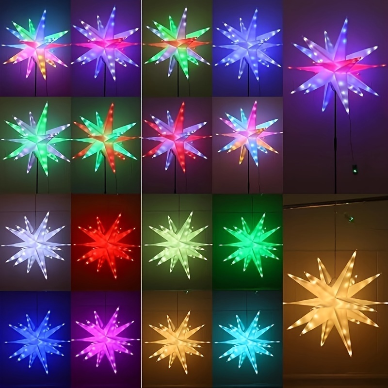 

1pc 23in Summer Decor 90 Led Christmas Pvc 3d Decoration