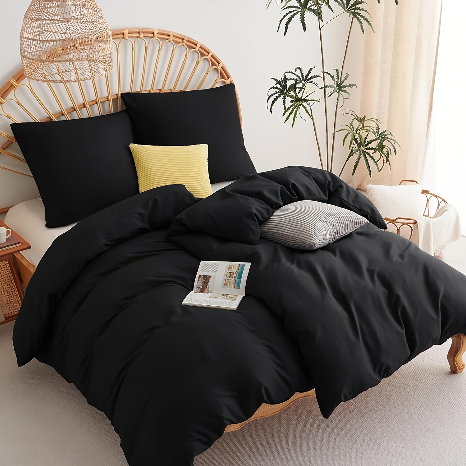 TEMU 4pcs Bedding, 135 X 200cm, Includes 2 Duvet Covers And 2 Pillowcases 80x80cm, -tex Certified Soft Microfiber Bedding, High-quality Duvet Cover