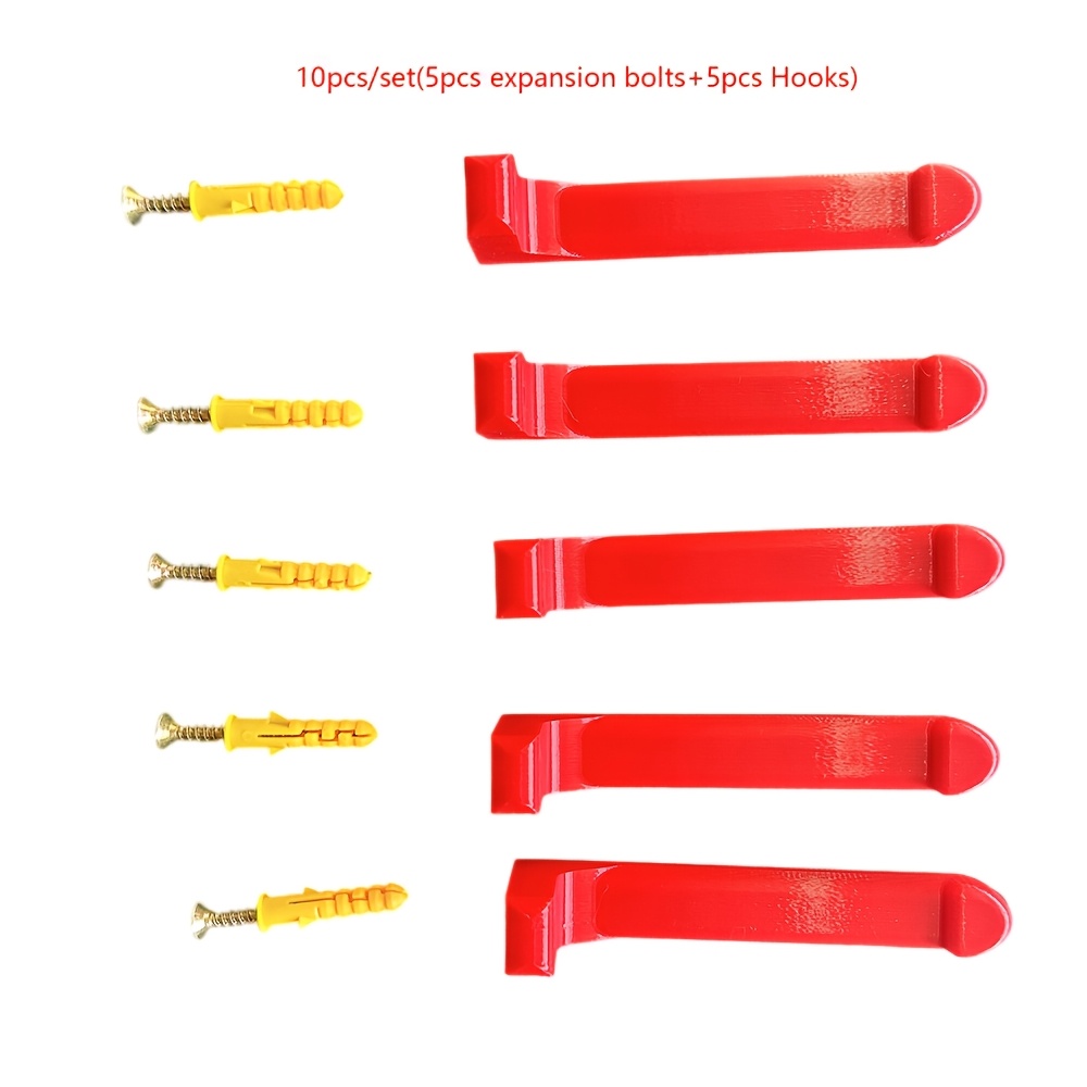 TEMU 10-pack 7cm Sturdy Wall-mounted Tape Dispensers Organizers, Corrosion-resistant Shelves, Reliable Hanging Multi-functional Hooks, Suitable For ,
