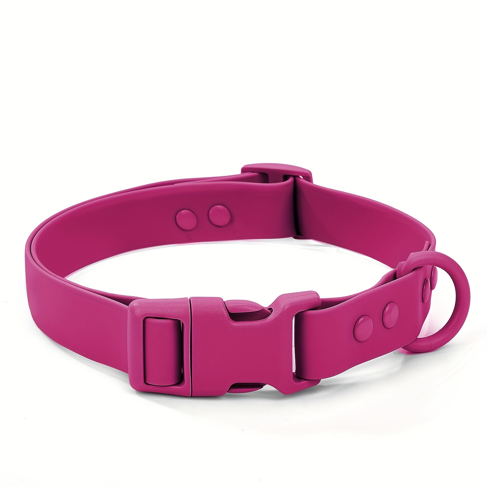 TEMU Pvc Material Collar, Pet Collar, Suitable For Large, Medium And Small Dogs, Durable, Comfortable And Practical., Stain-resistant And