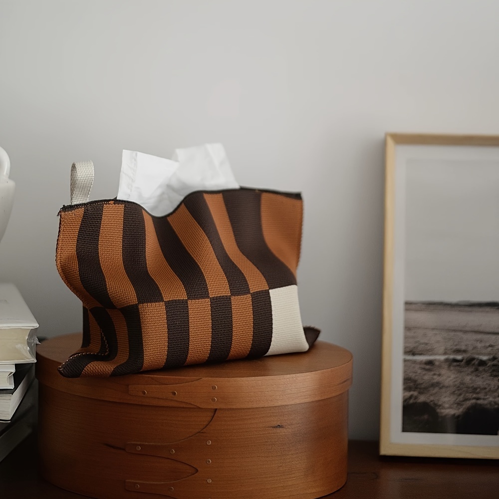 1 antique style tissue box cover creative desktop center tissue holder large capacity bedroom tissue box   Product details 1