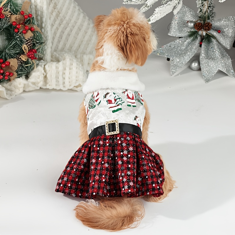 1pc festive christmas dog costume with pocket - polyester pullover pet  shirt for small to medium breeds, woven for puppies and cats | Today's  Deals | Temu