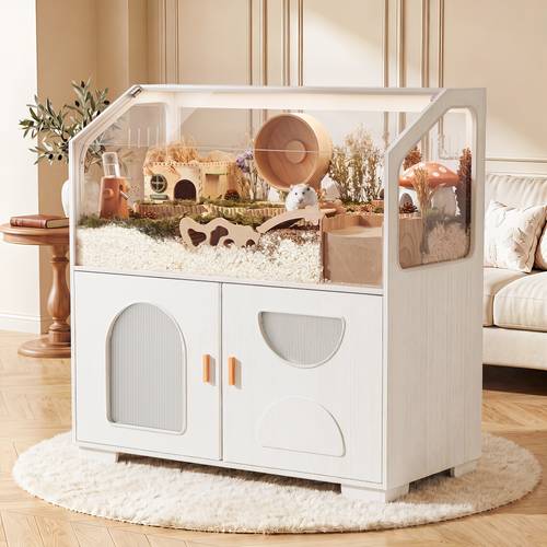 100cm hamster cage with storage large small animal habitat enclosure for hamsters gerbils