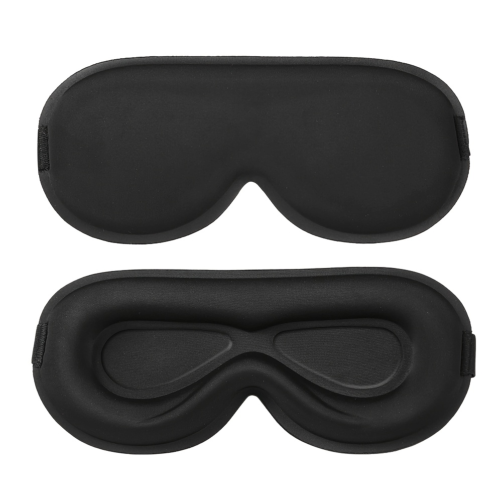 TEMU Masque de Nuit Unisexe pour Hommes et Femmes, Masque pour -Lumière Indésirable pour Latéral - Respirant, Doux pour les Cils, Ne Capture Pas les