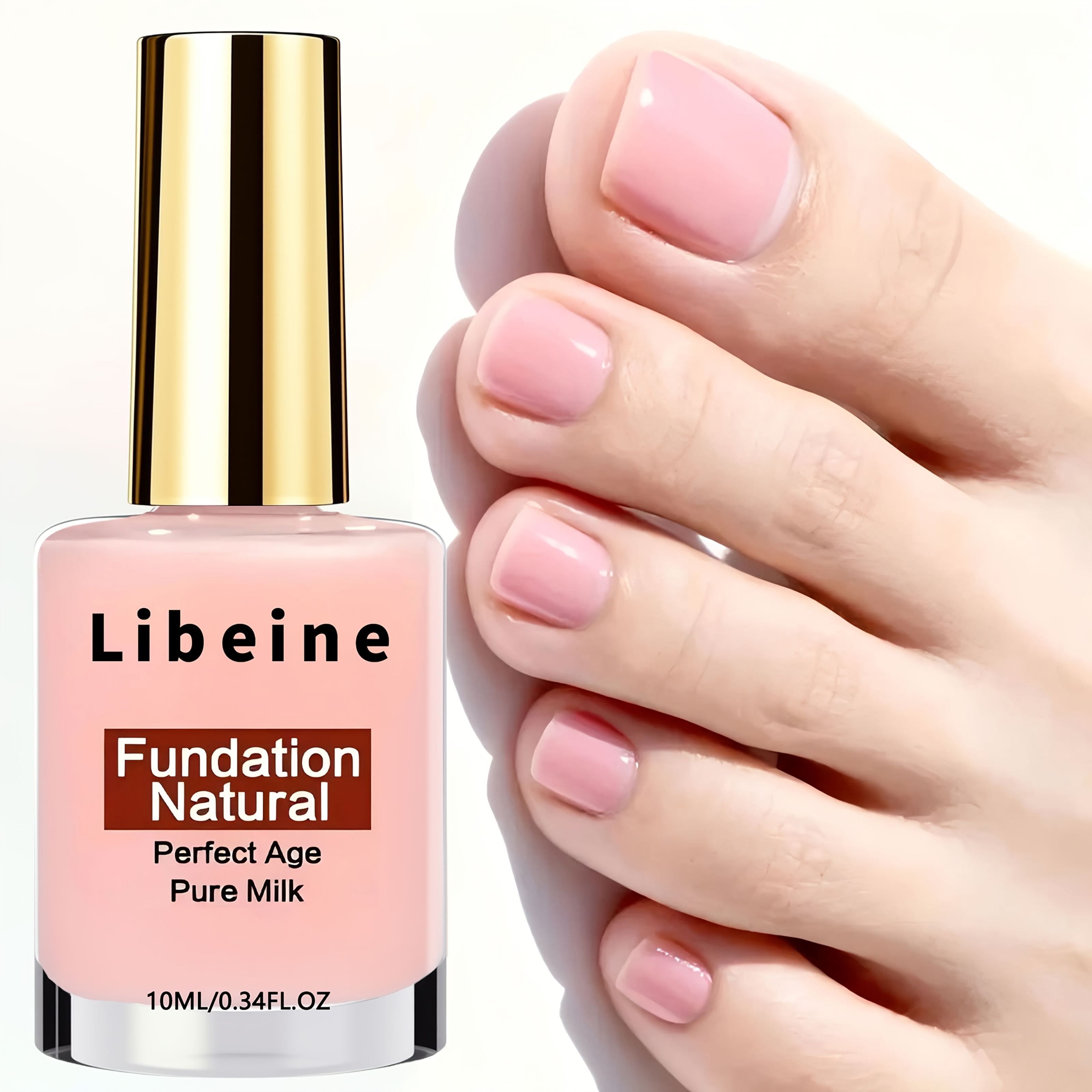 Image of Libeine Instant Nail Hardening Strengthening Formula - 10ml Nail -hard Gel, Nail Strengthener For, , Broken Or Splitting Nails - - Use For Hands & Fingers