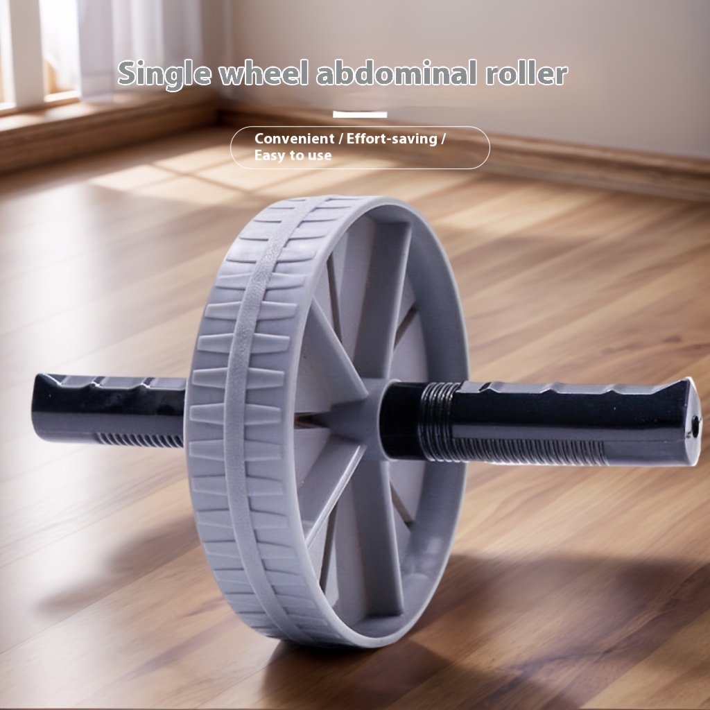 Home Ab Wheel for Toning Abs, Single Roller Exercise Equipment for Slimming Belly and Fitness Training