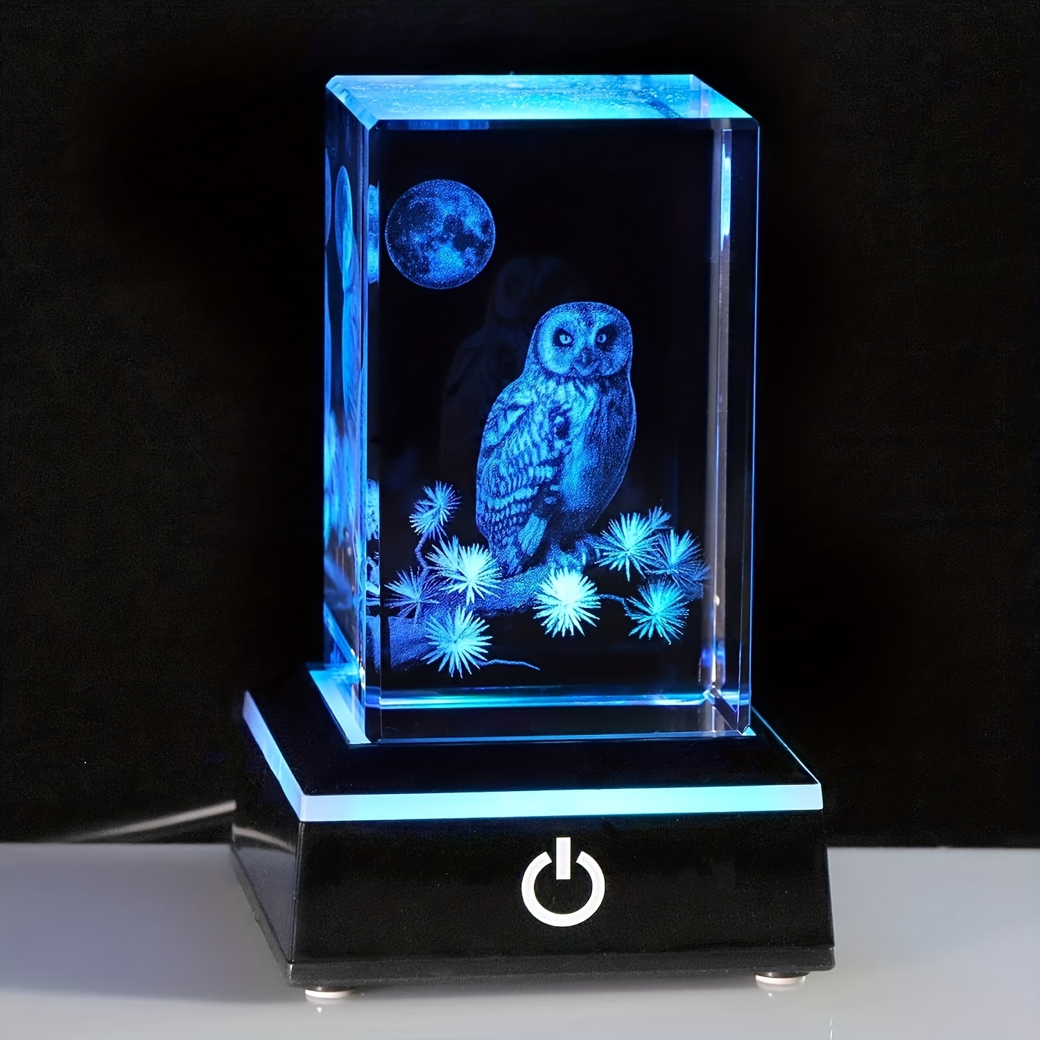 

1pc 3d Owl , Round , Usb , Suitable For Desktop Decoration, Christmas For , , And
