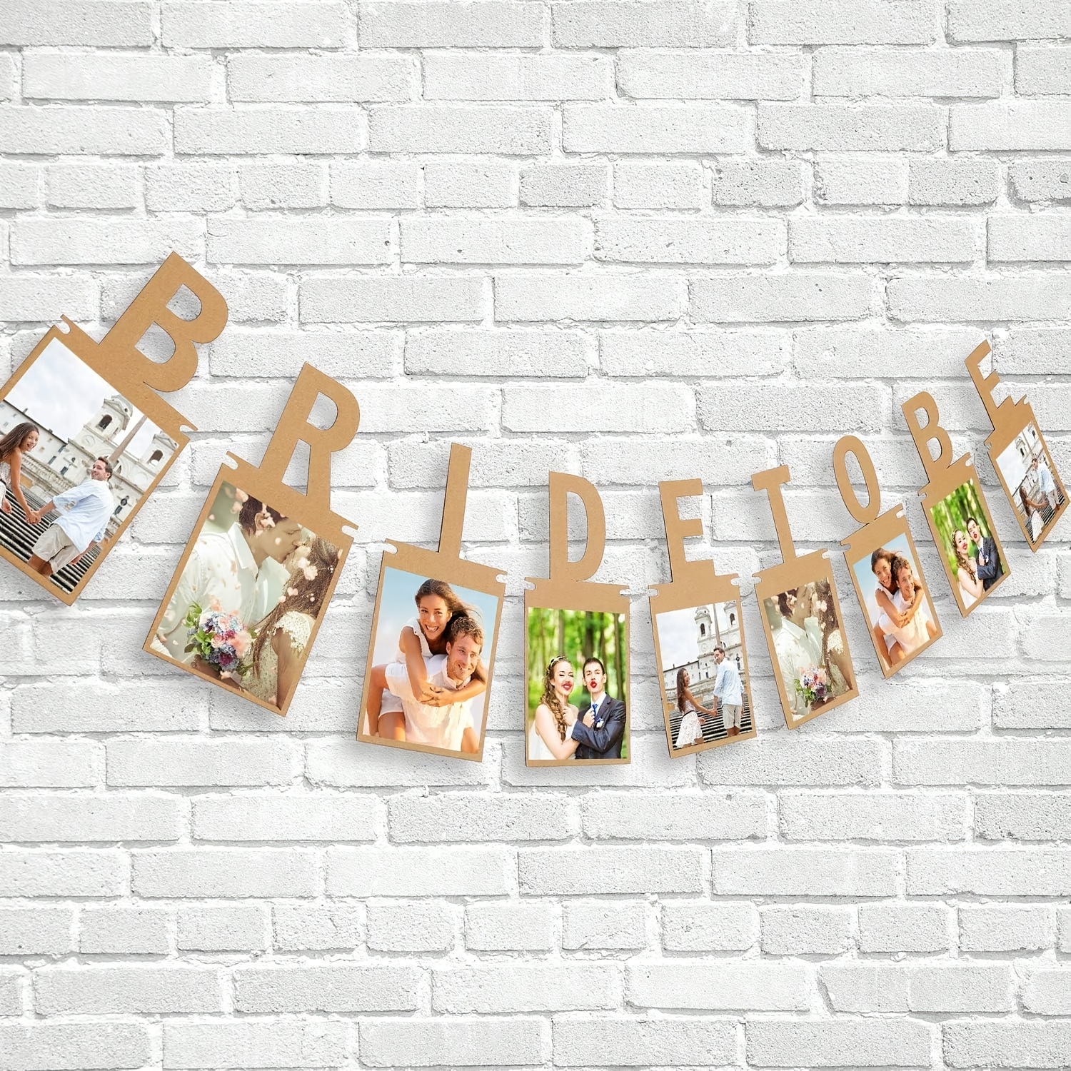 Image of Paper Bride To Be Photo Banner, Wedding Decoration, Bridal Shower, Hen Night, Bachelor Party, Use Without Electricity, For Room Party Supplie