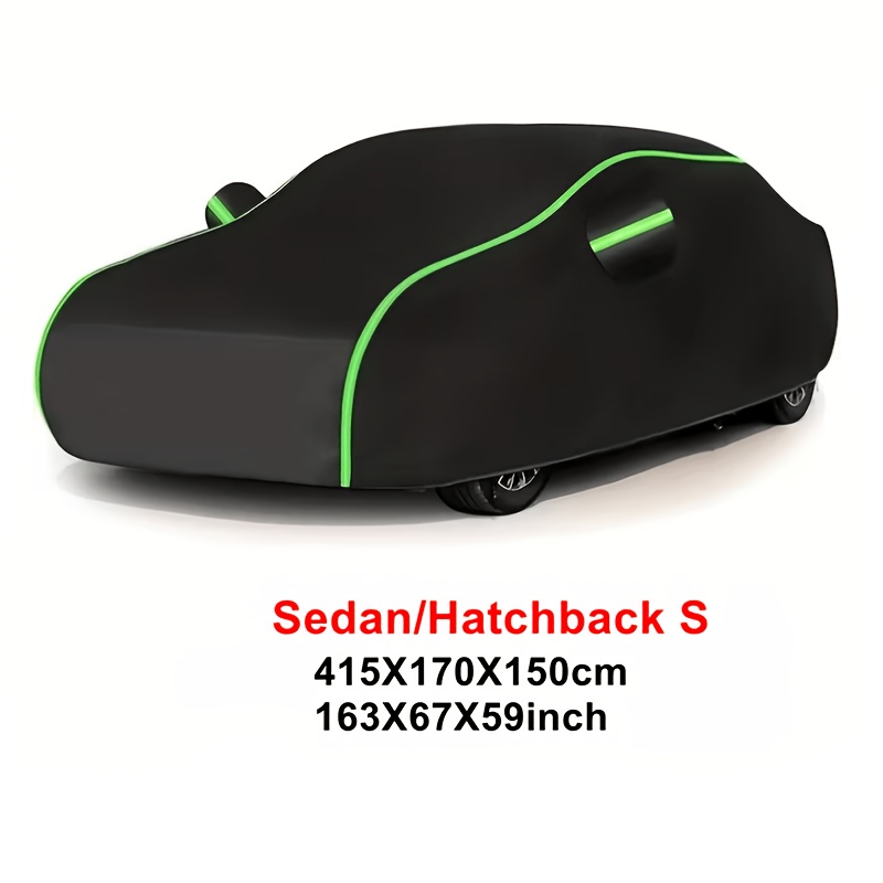 TEMU Coperture Auto Universali con Striscia Riflettente Adatte per Audi, , per Volkswagen, per Mazda e Simili Copertura Auto Antipolvere, Antineve,