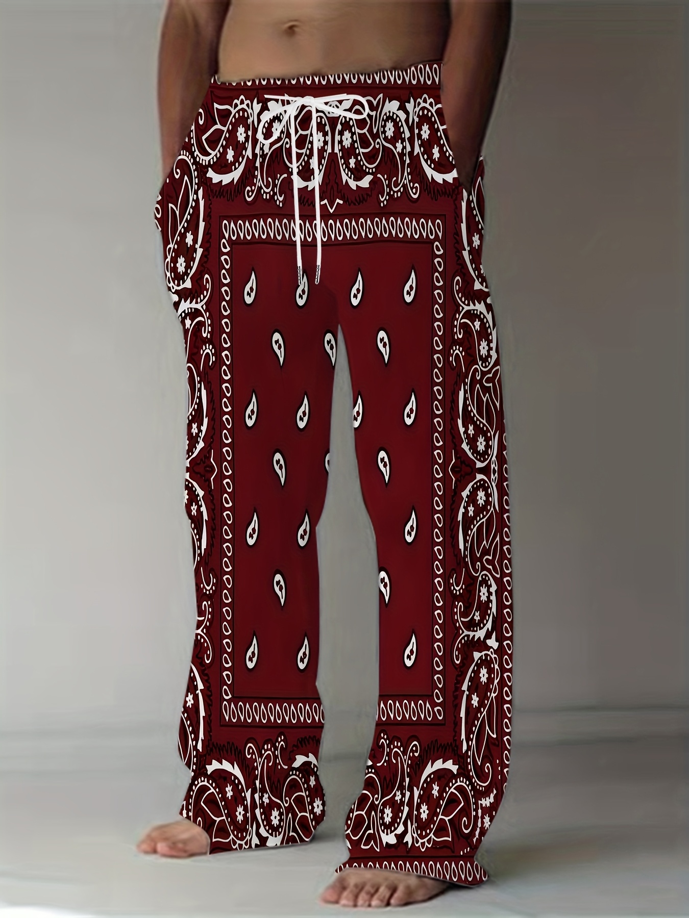 bandana print pants sold on Temu United States bandana print pants sold on Temu United States