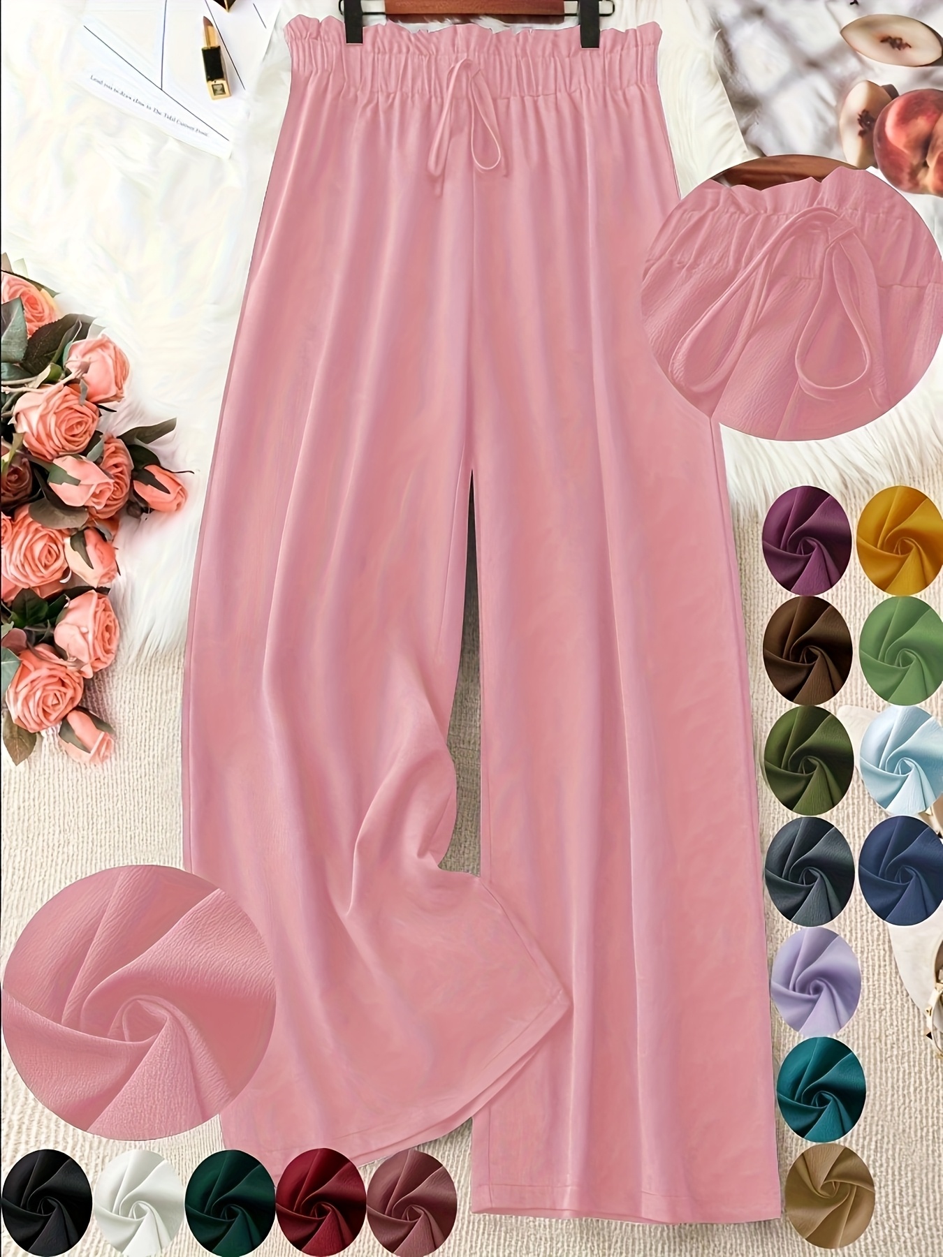 Plus Size Straight Leg Pants