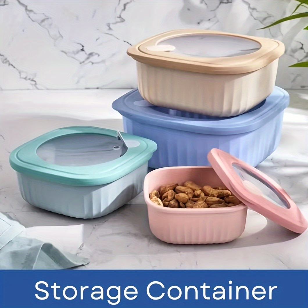 

Food Storage Container W/vent Square 4pk, Random Color