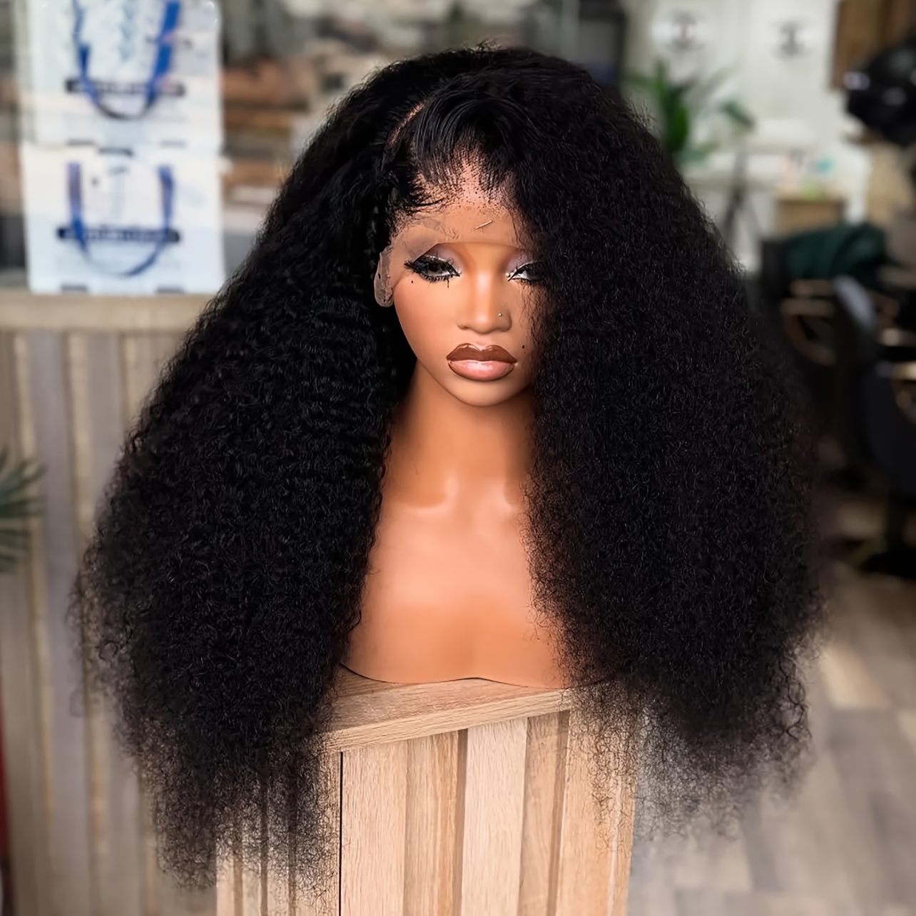 soft afro curly preplucked long black afro - Temu Oman