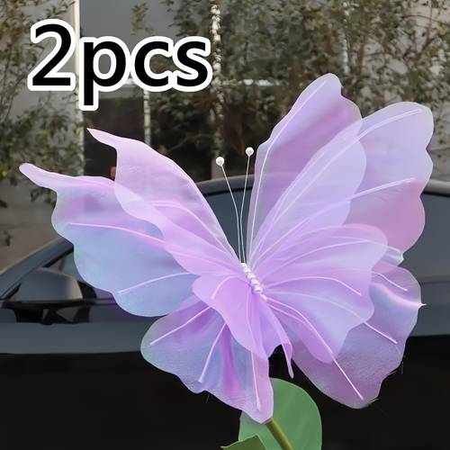 2pcs artificial wedding decorations featherless no electricity required for home garden bride party all seasonal holiday decor outdoor decor family decor