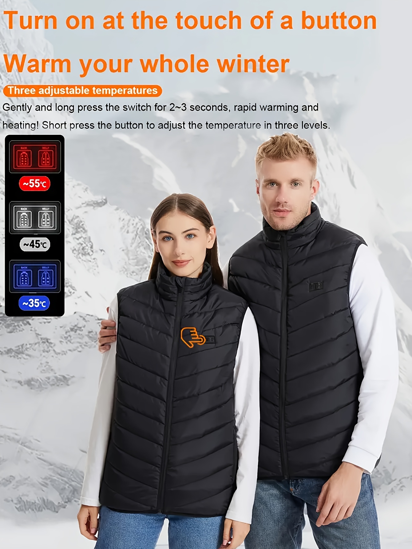 Usb heated outdoor vest hotsell