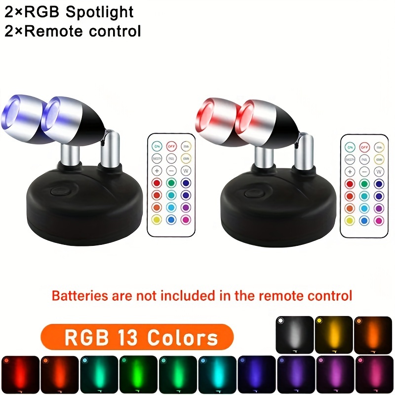 Kastverlichting Oplaadbaar met Afstandsbediening, 1600mAh Draadloze LED Spot met Timer en Magneet, Dimbaar Vitrinekast Verlichting op Batterijen, Magnetische Onderbouwverlichting voor Keuken Kasten