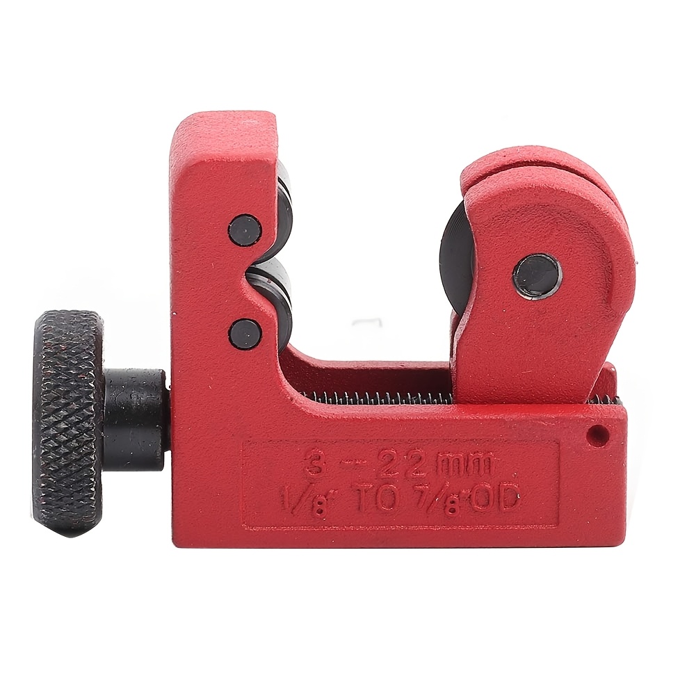 TEMU Mini Cortador de Tubos de Tubería - Mini Cortador de Tubos Ajustable para Metal, Plástico, Delgado