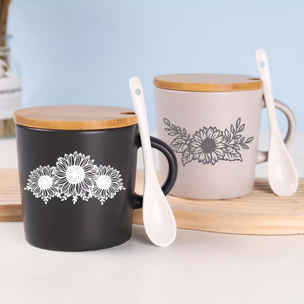 Sunflower Silkscreen Stencil Reusable Self-Adhesive
