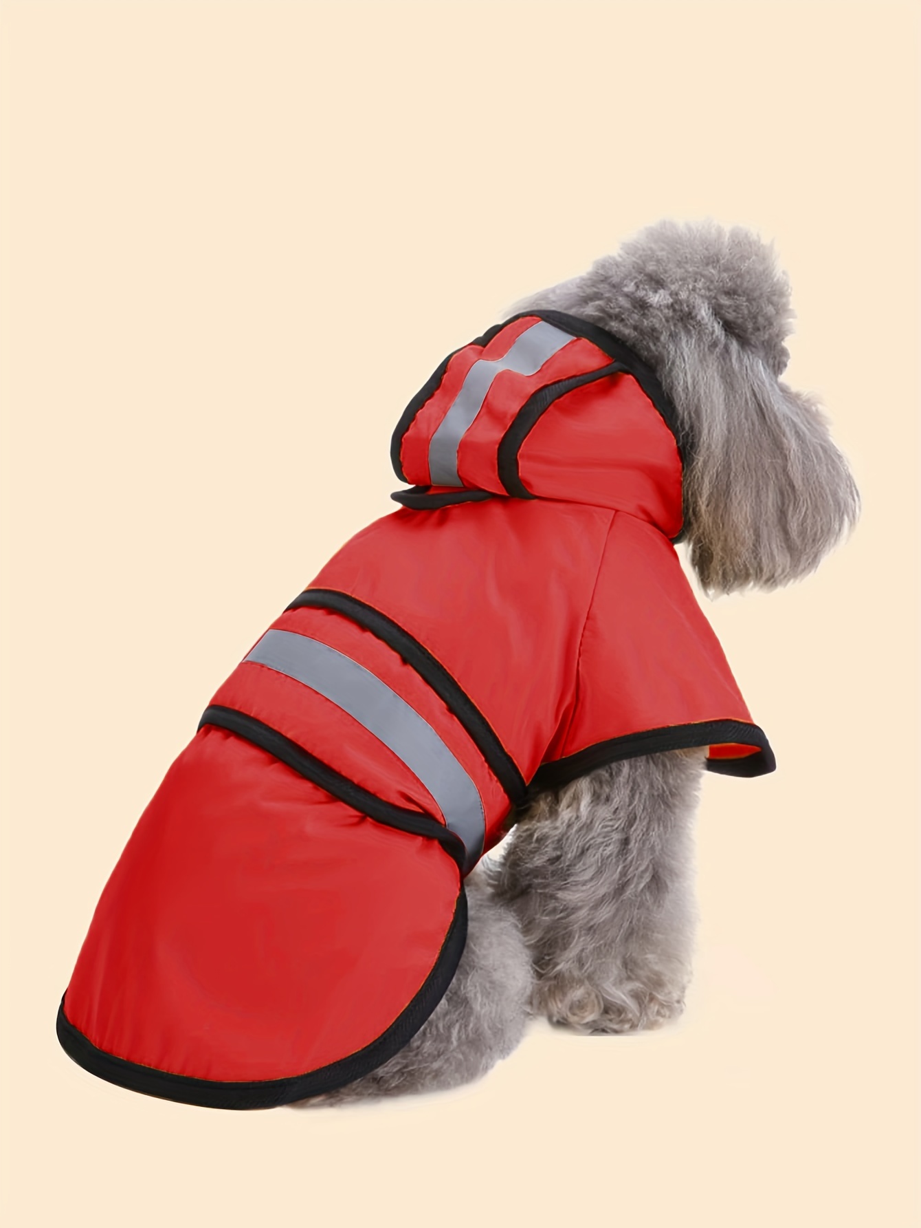 Pet raincoat, adjustable dog raincoat, thin and suitable for all seasons, with excellent waterproof performance. Available in 3 colors: yellow, blue and red. Complete sizes: XS, S, M, L, XL, 2XL, 3XL, 4XL. Suitable for all dog breeds.