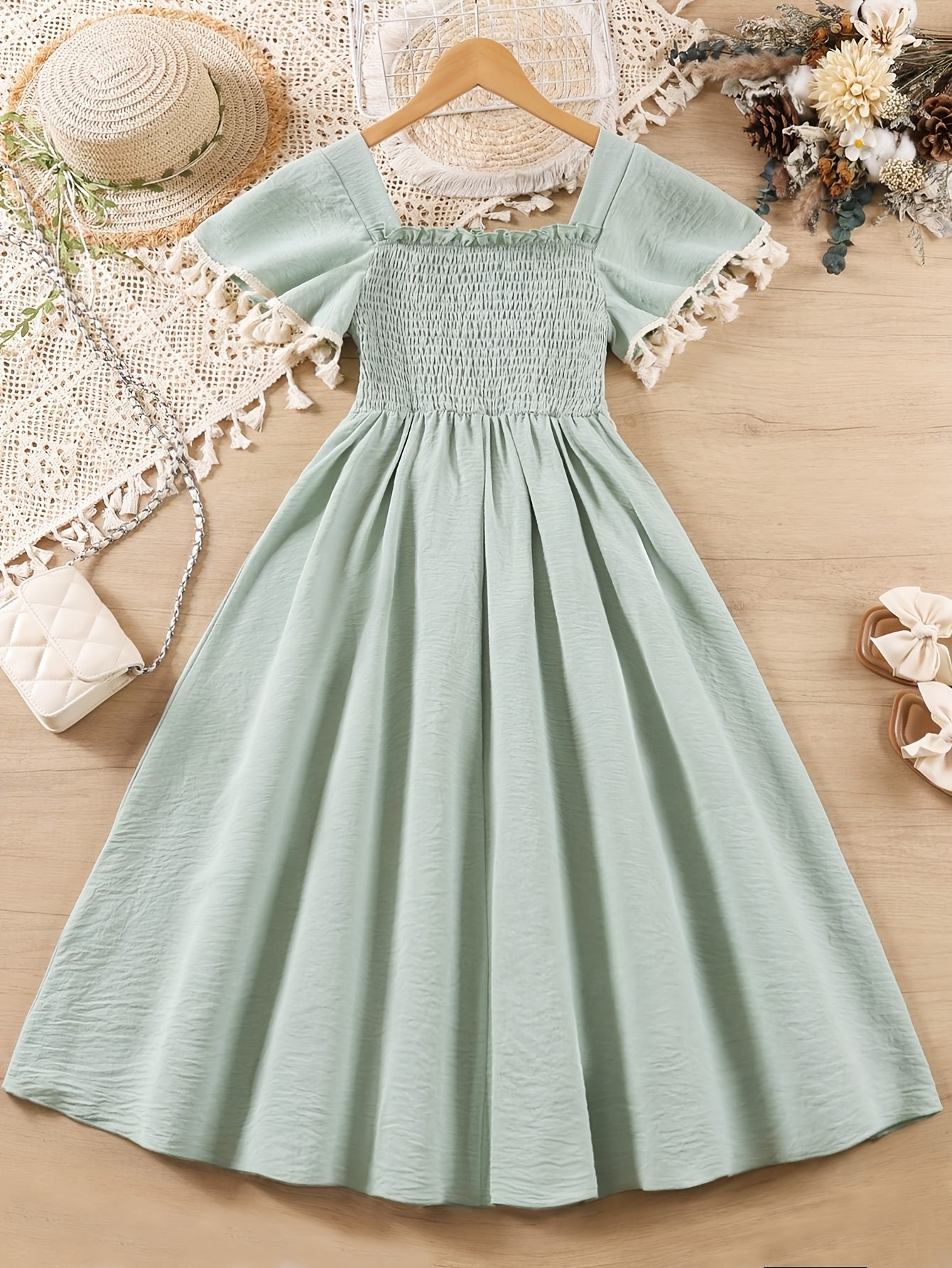 knee length dresses for ladies French Boho Style Floral Maxi Dress I Love that Boho main image 0