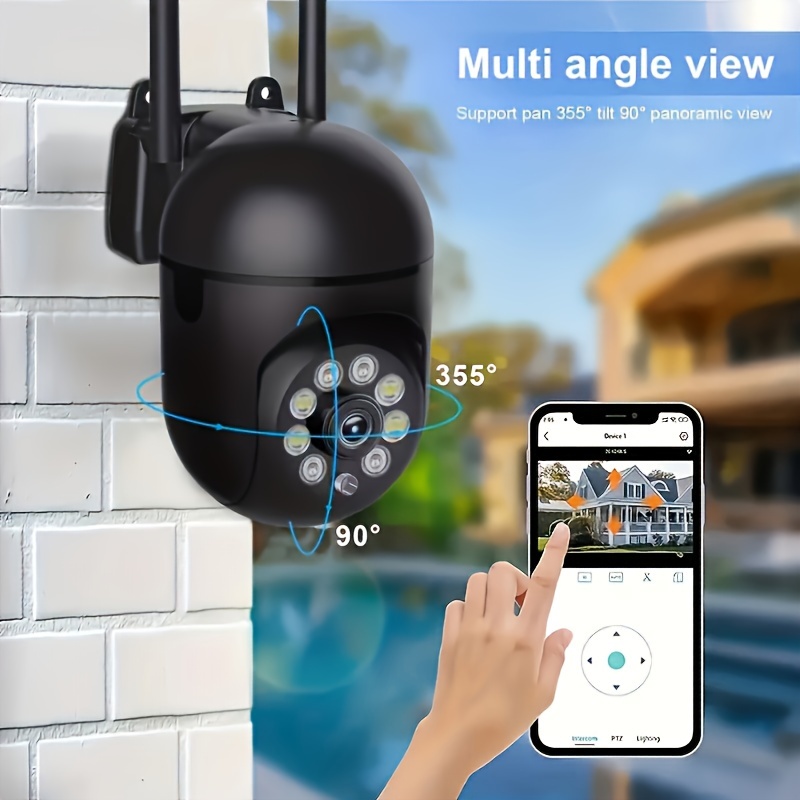 1080p hd wifi monitoring camera 355 degree intercom   camera   night vision camera two way intercom   intelligent camera app operation wireless camera tf card cloud storage   charge details 4