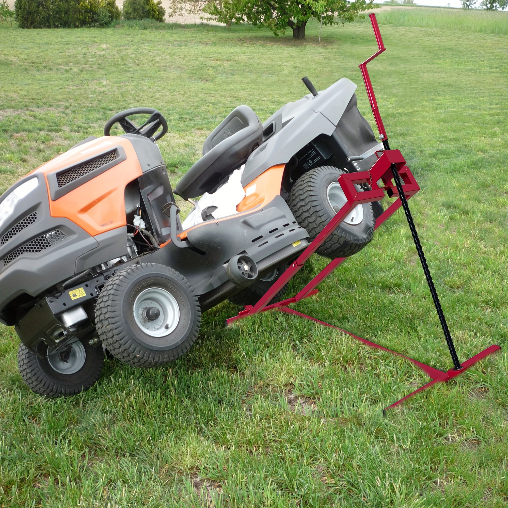 lawn mower lift riding lawn mower lift jack 890 lbs weight Temu
