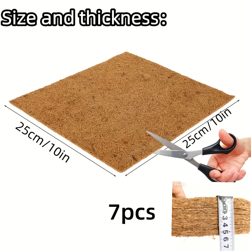 TEMU Mats Made From For Chicken Coops, Providing Moisture Resistance And Insulation, Perfect For Birds And Reptiles To Nest, And Easy To - In Sets Of 3, 7, 9, 21pcs
