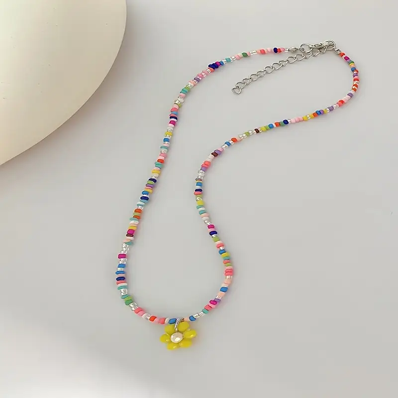 Spring Party Beaded Necklace Spring Party Beaded Necklace
