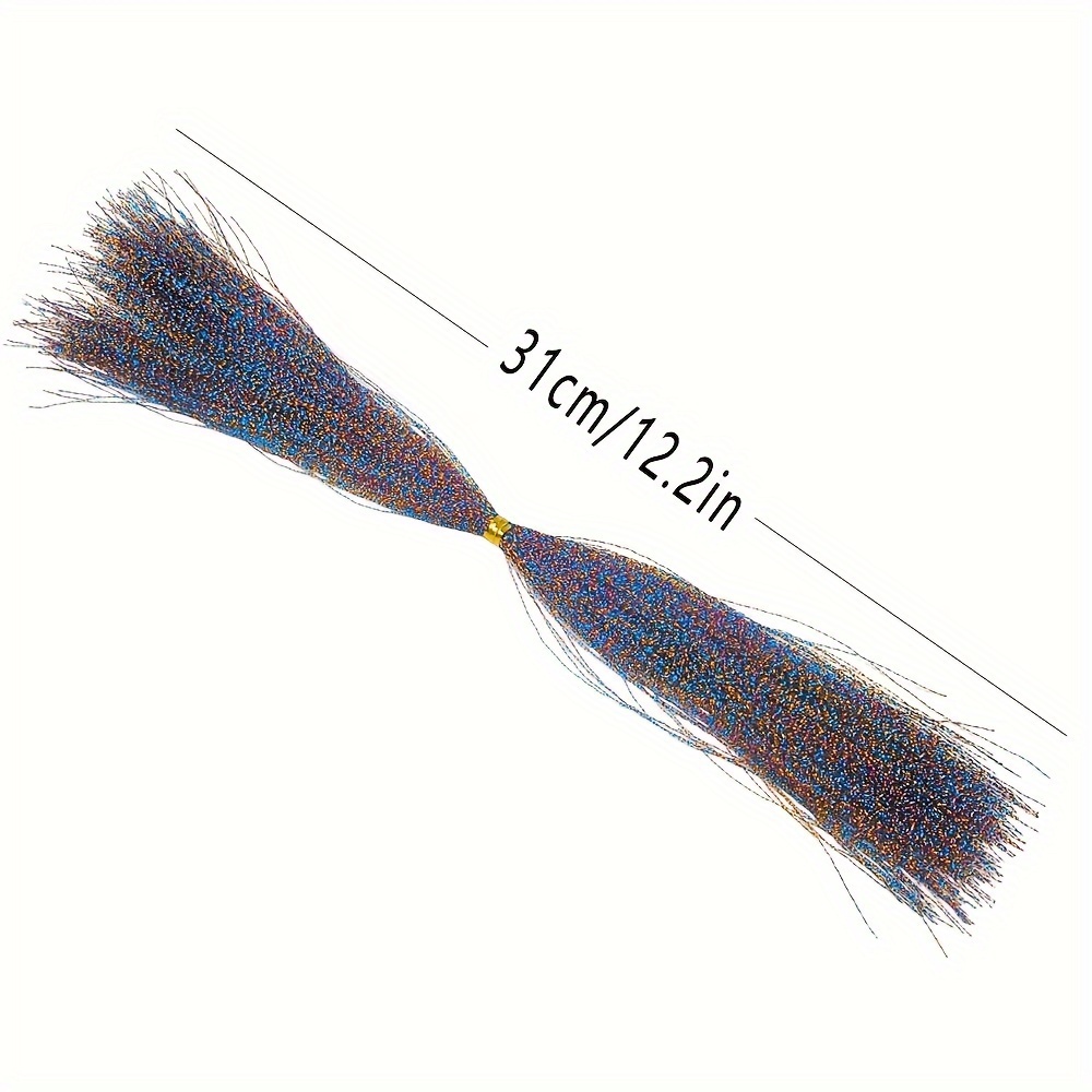 Flash Fishing Tying Materials Colorful Flash Cord Jig Hook - Temu