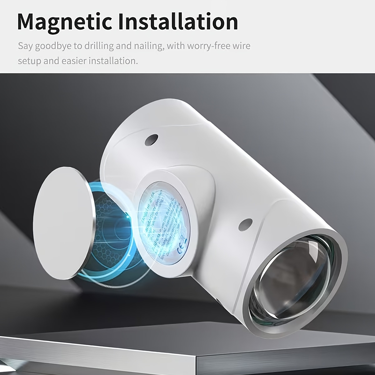 2pcs LED Smart Night Light with Motion Sensor