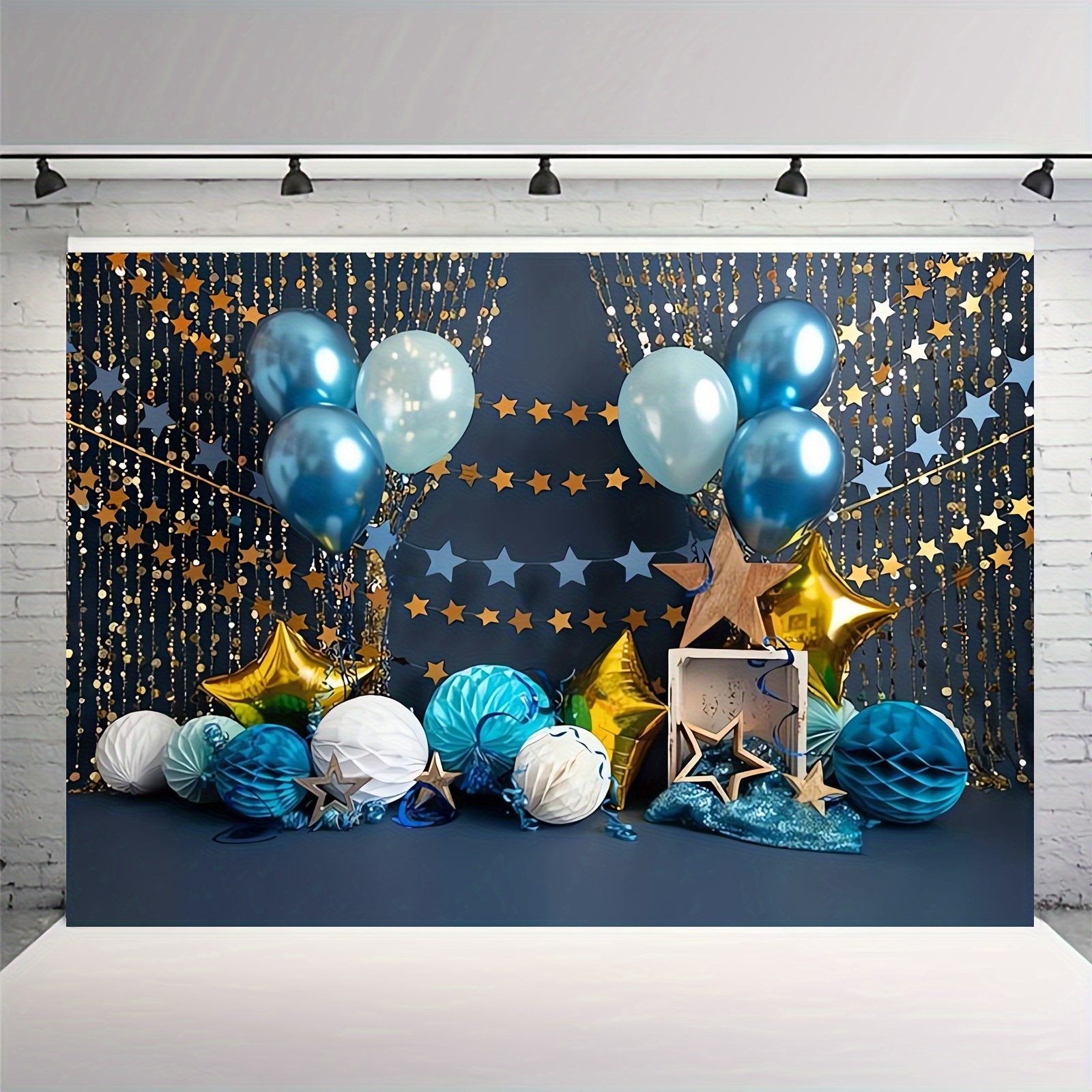 1pc Fondali Fotografici Compleanno Baby Shower Palloncini - Temu Italy