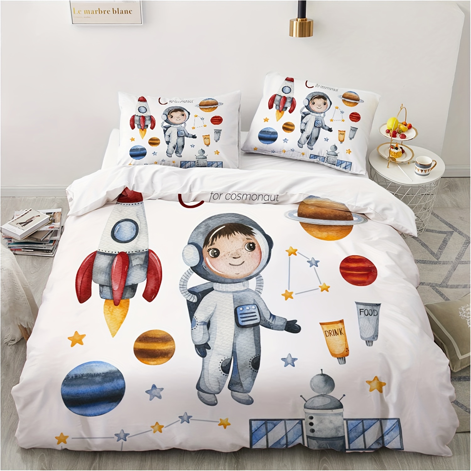 Pillow Rocket Bed Sheets Kidsbuddy Twin Piece Comforter Set For