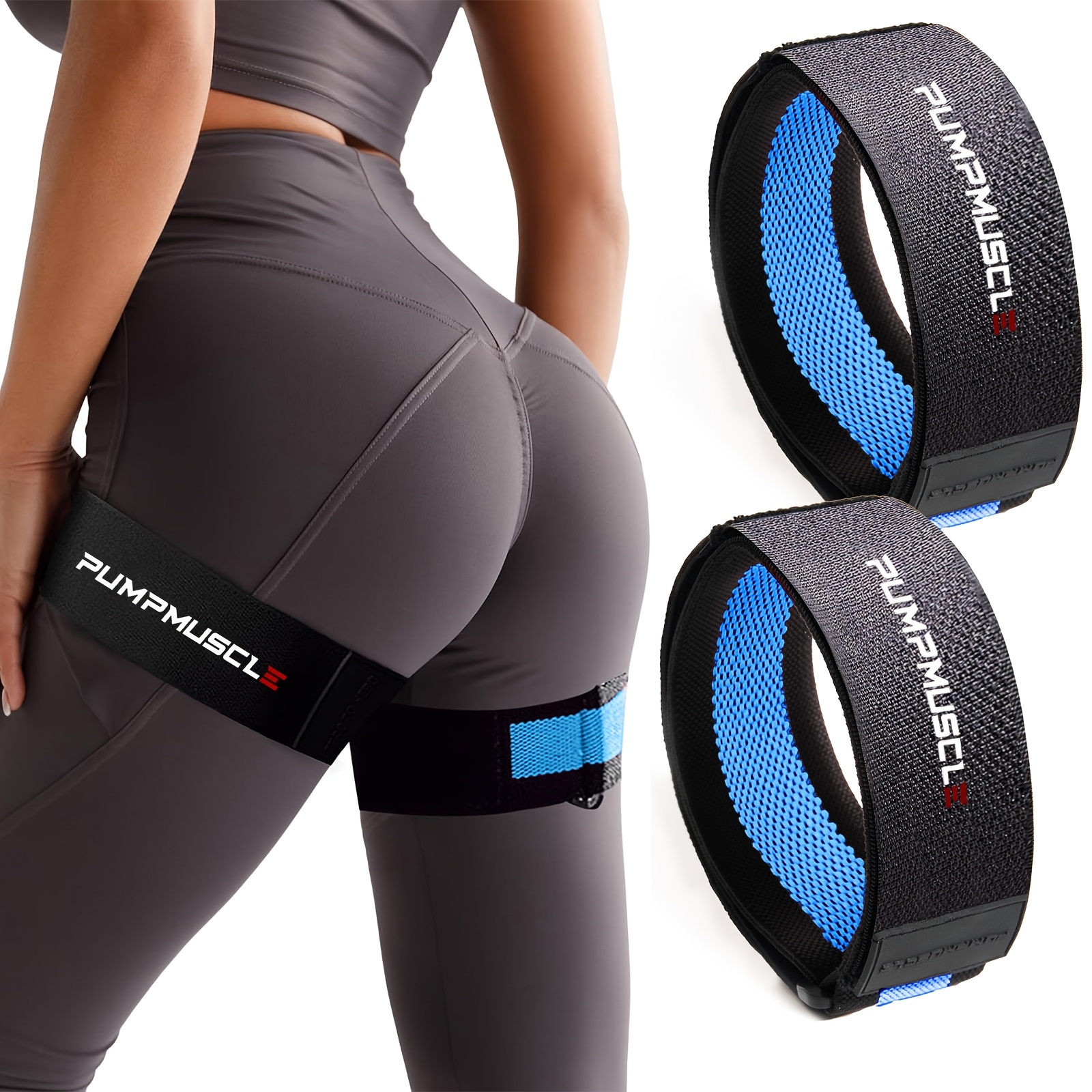 2pcs Adjustable BFR Bands for Muscle Growth & Strength