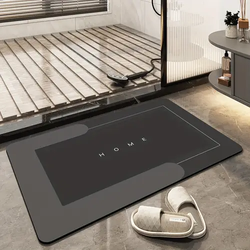 1pc bathroom mats bathroom rugs absorbent and non slip bathroom mats washable quick drying bathroom mats with strong water absorption rubber backing rugs suitable for bathroom floors easy to mothers day giftl