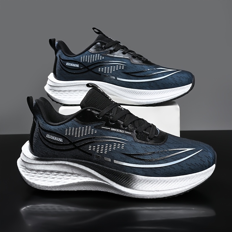 Men's Solid Color Wide Toe Road Running Shoes