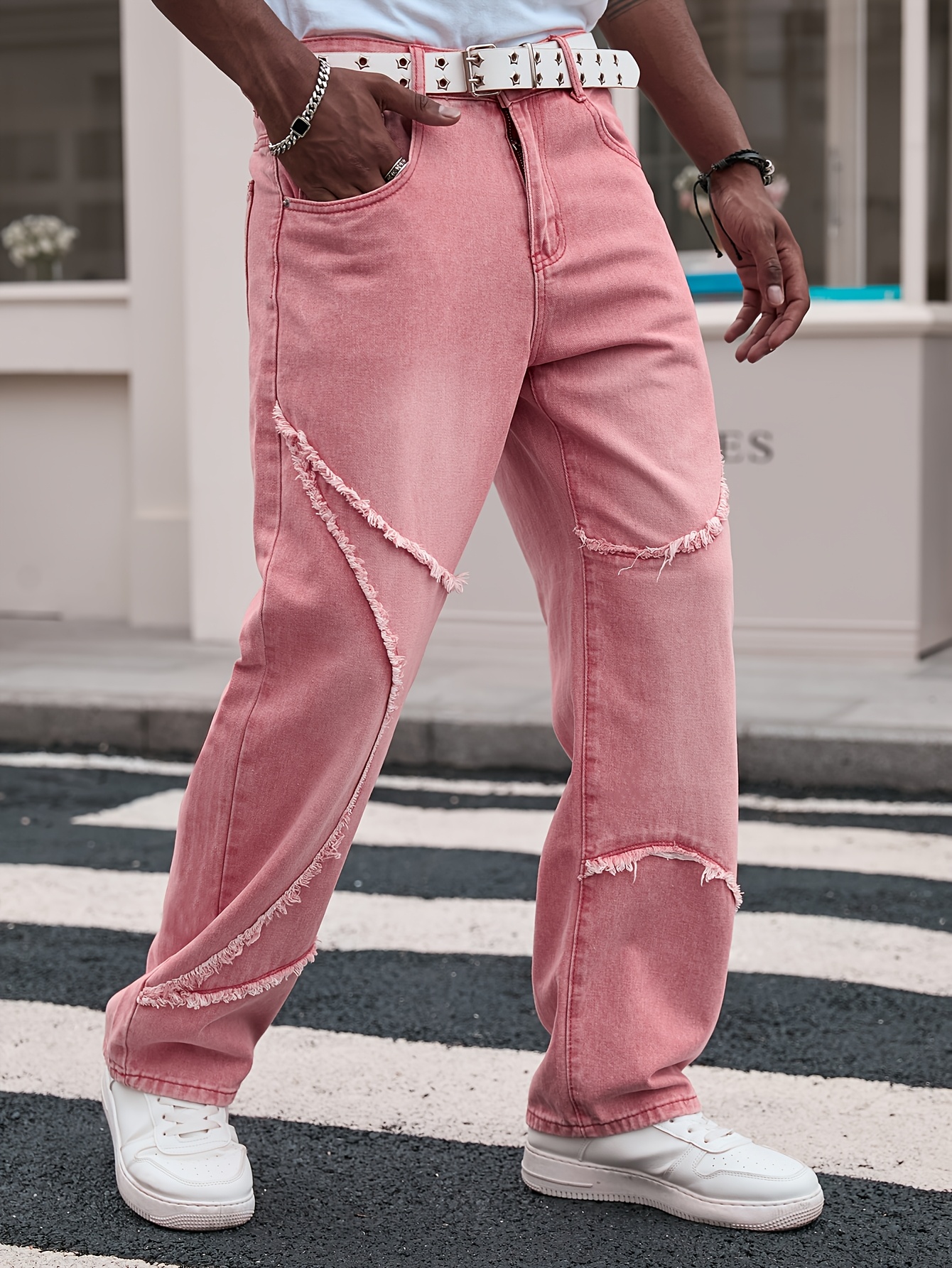 JIMWAG smart bomb denim pants PINK Mサイズ JIMWAG smart bomb denim pants PINK Mサイズ