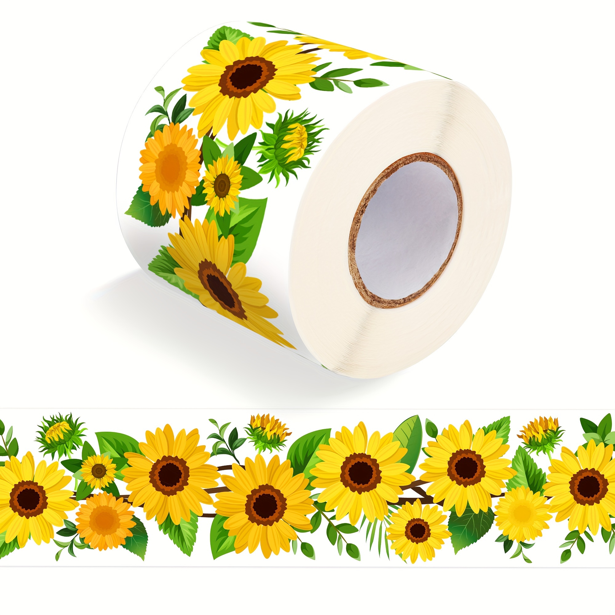 

Sunflower Bulletin Board Border Trim, 65.6ft Self-adhesive Decorative Paper Border For Classroom Decoration, Spring/summer School Classroom Photo Wall Trim With Bright, Waterproof Design