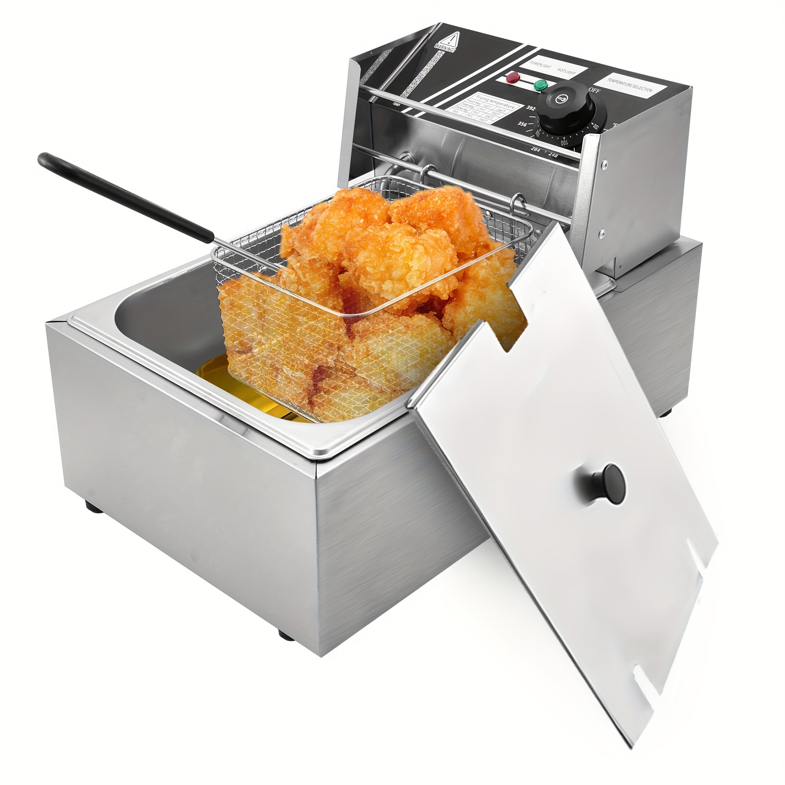 WeChef 11.7L Commercial Electric Deep Fryer Restaurant Countertop Fryer