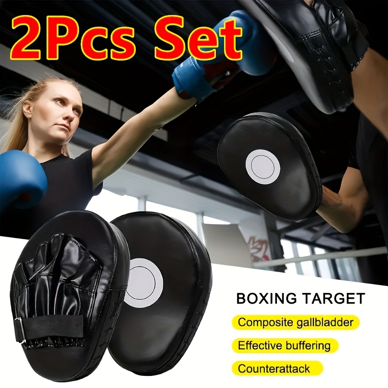 

2pcs Focus Mitts - Precision Tools For Speed And - Curved Pads - Complete Your Boxing Gear!