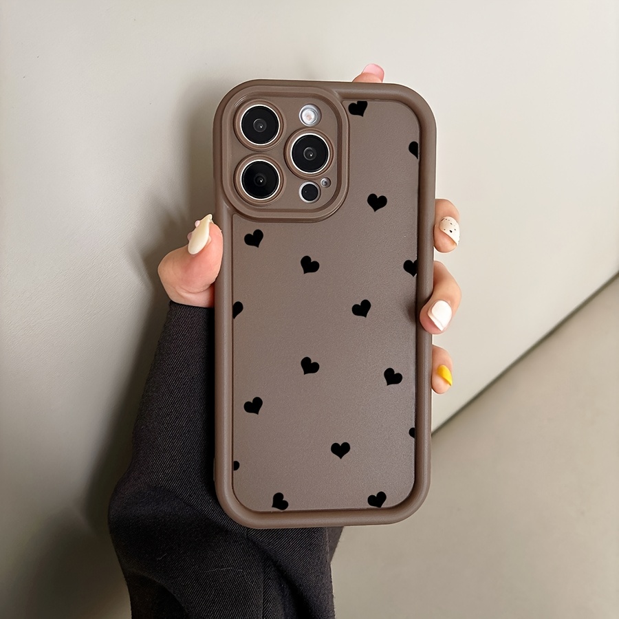 Phone Case - Ins European And Small Love Pattern Anti-drop Phone Case, Suitable For Iphone 17 Max Iphone 11 12 13 Phone Case, Iphone 16 15 14 13 12 11 Pro Max Xs Xr X 7 8 Plus Phone Case