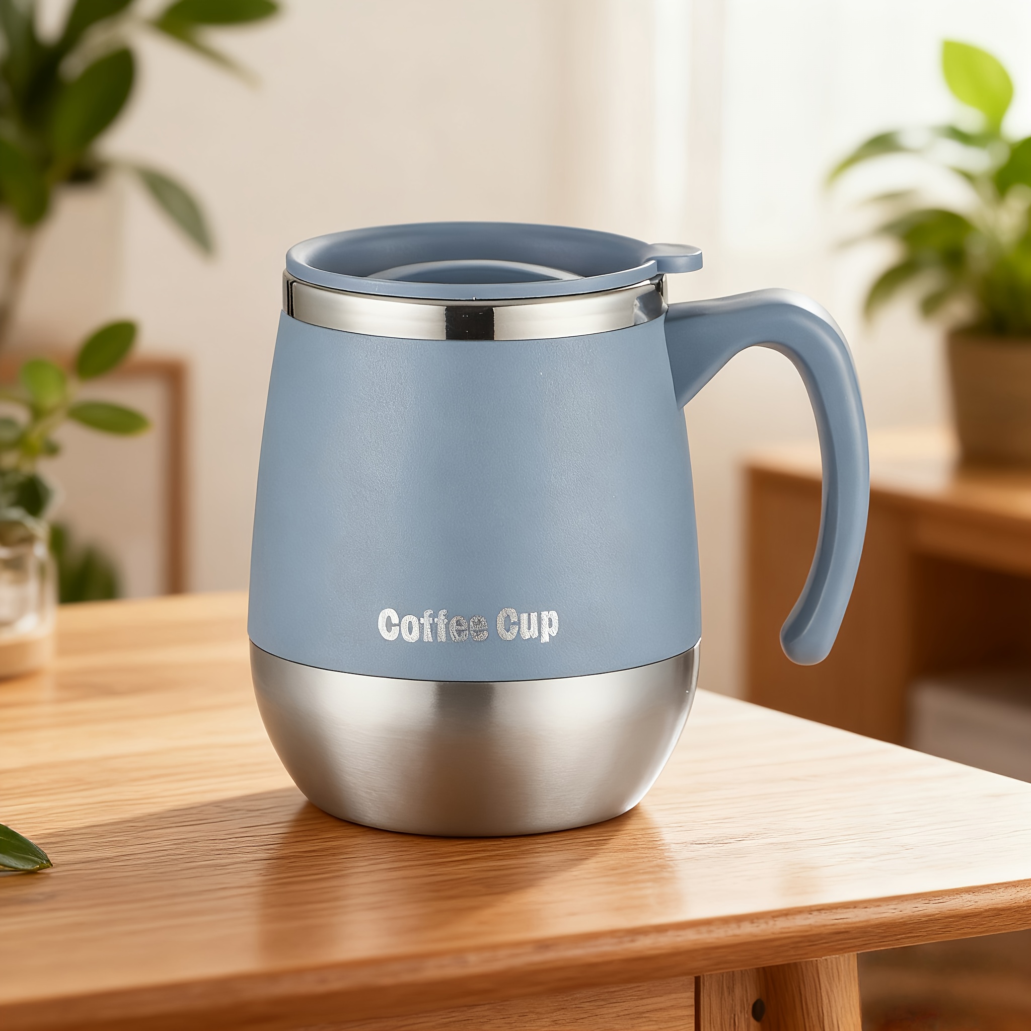Vacuum Coffee Cup with Lid