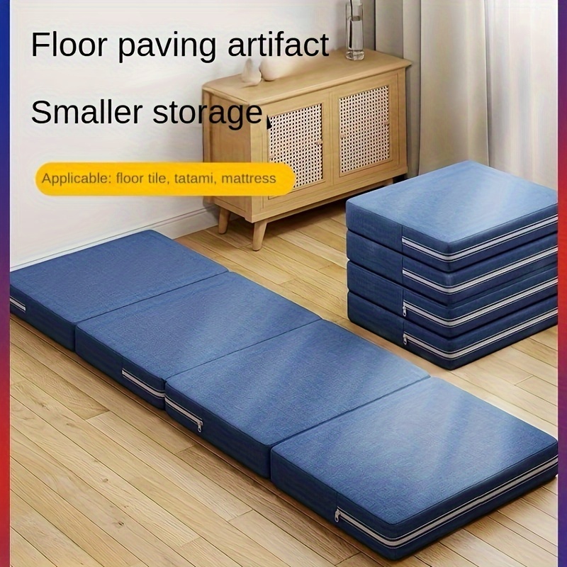 Tapete de suelo de tatami japonés, colchón de tatami futón, colchón de piso  grueso, tapete de tatami portátil, almohadilla de dormir para suelo