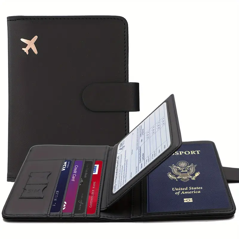 passport holder passport holder card slots cute passport cover details 0