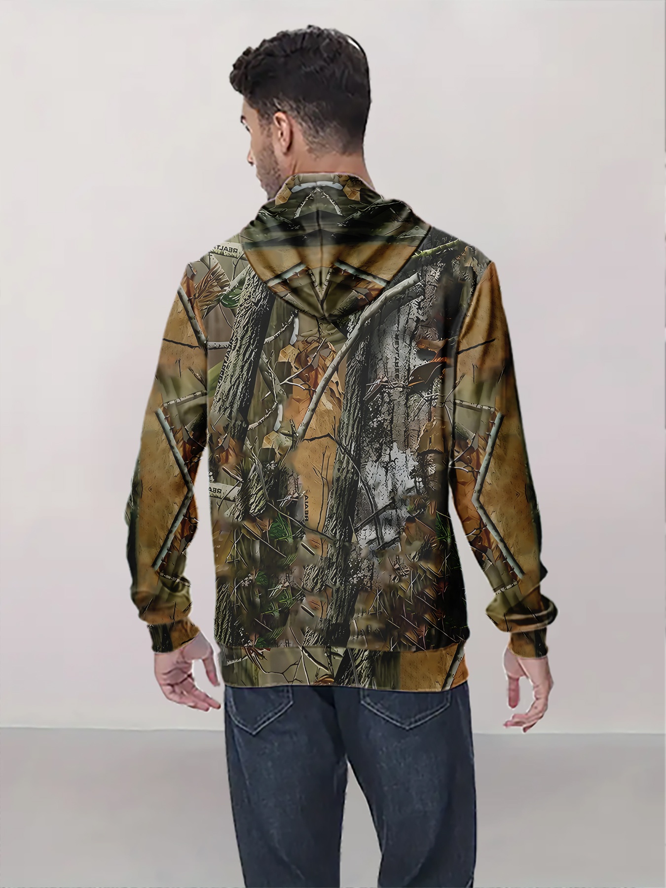Men's 3D Funny, Youthful, Fashionable, Cool Atmosphere, Digital Printed Pullover Hoodie, Comfortable And Warm_voghion.com