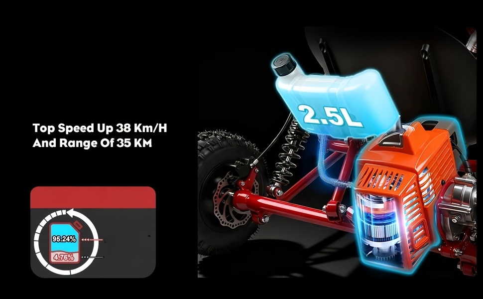 adult go-karts and   off- -karts, 6-inch off-road tires, rear disc brakes Product details 15