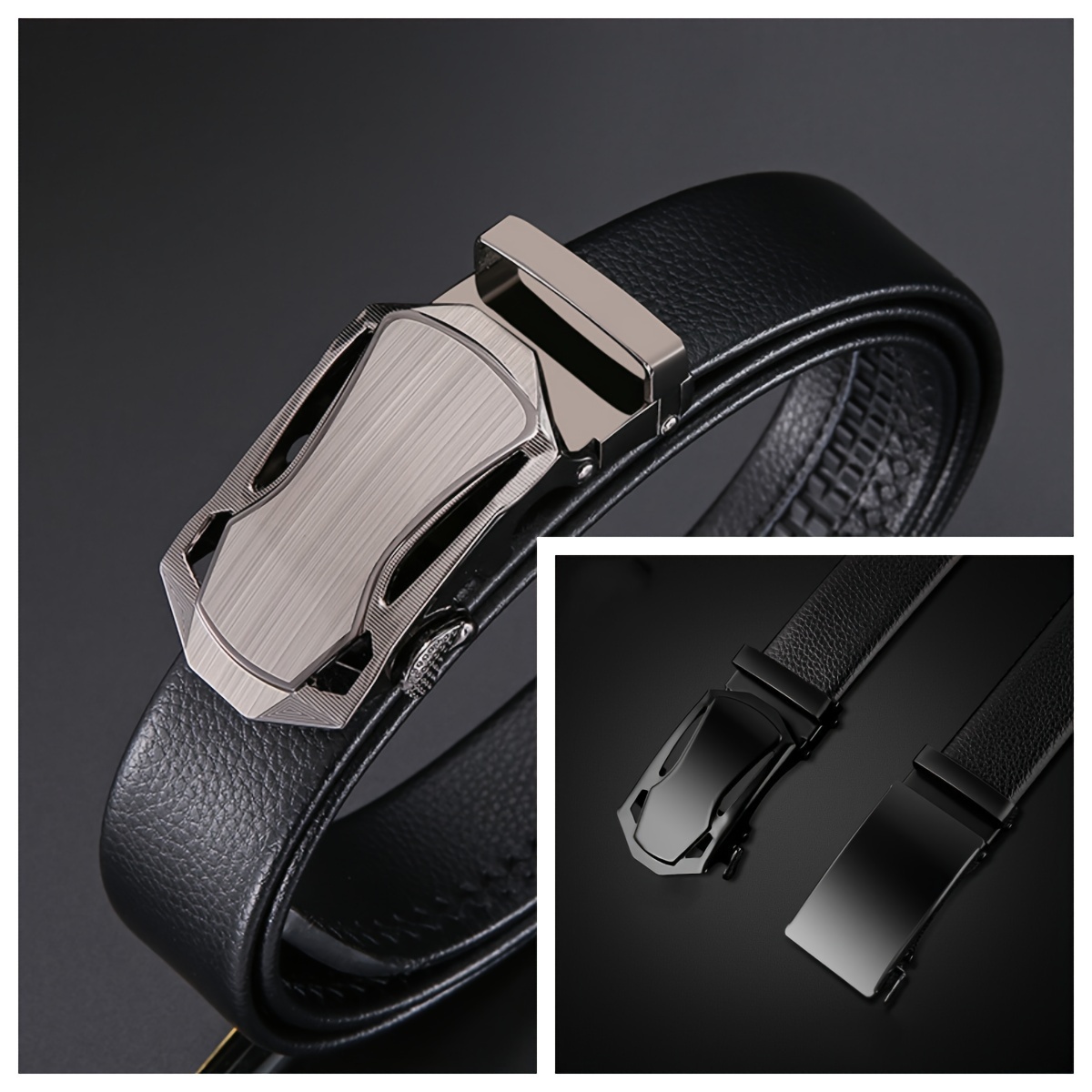 

1pc Men's Business Casual Sports Leather Belt, Ideal Choice For Gifts