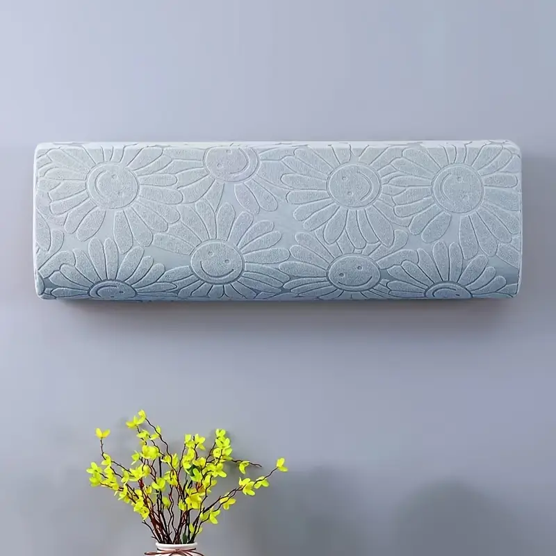 Copri Condizionatore Antipolvere - 2 Pezzi, Modello Fiore, Taglia L, Protezione Elegante - Foto 6