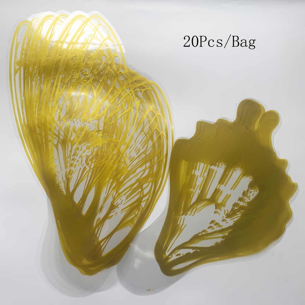 TEMU 20pcs/bag Transparent Flower Bouquet Wrapping Paper For Gift Packaging